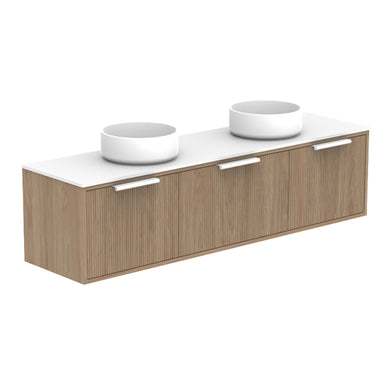 ADP Clifton Ensuite Wall Hung 1500mm Double Bowl Vanity Cabinet