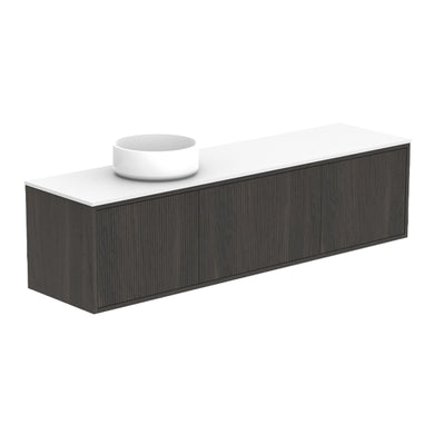 ADP Clifton Ensuite Wall Hung 1500mm Single Left Offset Bowl Vanity Cabinet