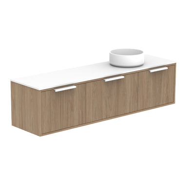 ADP Clifton Ensuite Wall Hung 1500mm Single Right Offset Bowl Vanity Cabinet