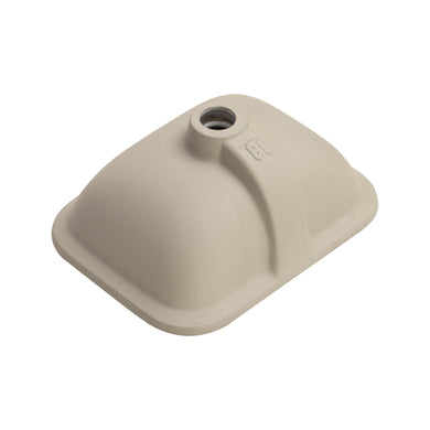 Retti Rectangular 400mm x 300mm Under-Counter Basin with Overflow, Gloss White