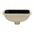 Retti Rectangular 400mm x 300mm Under-Counter Basin with Overflow, Matte Black