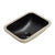 Retti Rectangular 460mm x 350mm Under-Counter Basin with Overflow, Matte Black