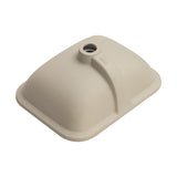 Retti Rectangular 460mm x 350mm Under-Counter Basin with Overflow, Matte Black