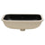 Retti Rectangular 585mm x 390mm Under-Counter Basin with Overflow, Matte Black