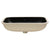 Retti Rectangular 695mm x 420mm Under-Counter Basin with Overflow, Matte Black