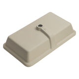 Retti Rectangular 700mm x 400mm Under-Counter Basin with Overflow, Gloss White