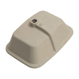 Riri Oblong 570mm x 395mm Under-Counter Basin with Overflow, Gloss White