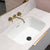 Riri Oblong 570mm x 395mm Under-Counter Basin with Overflow, Gloss White