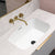 Riri Oblong 610mm x 405mm Under-Counter Basin with Overflow, Gloss White