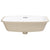 Riri Oblong 710mm x 415mm Under-Counter Basin with Overflow, Gloss White