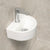 Petite Arch 303mm x 255mm Hand Wash Wall Hung Basin, Matte White