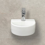 Petite Arch 303mm x 255mm Hand Wash Wall Hung Basin, Matte White