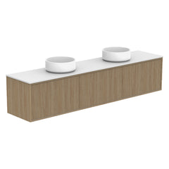 ADP Clifton Ensuite Wall Hung 1800mm Double Bowl Vanity Cabinet