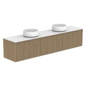 ADP Clifton Ensuite Wall Hung 1800mm Double Bowl Vanity Cabinet