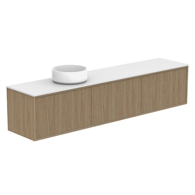 ADP Clifton Ensuite Wall Hung 1800mm Single Left Offset Bowl Vanity Cabinet
