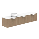 ADP Clifton Ensuite Wall Hung 1800mm Single Left Offset Bowl Vanity Cabinet