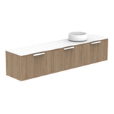 ADP Clifton Ensuite Wall Hung 1800mm Single Right Offset Bowl Vanity Cabinet