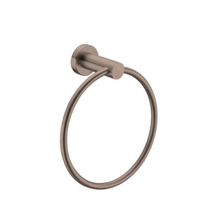 Nero Mecca Towel Ring | Brushed Bronze |