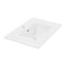 Una 750mm Vanity Top with 1 Tap Hole | Gloss White |