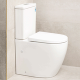 Hysett Q Back to Wall Toilet Suite, Gloss White