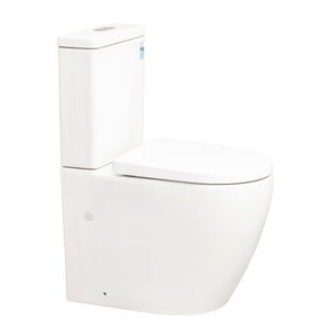 Hysett Q Back to Wall Toilet Suite, Gloss White