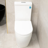 Hysett Q Back to Wall Toilet Suite, Gloss White