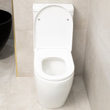 Hysett Q Back to Wall Toilet Suite, Gloss White