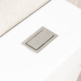 Hysett Q Back to Wall Toilet Suite, Gloss White