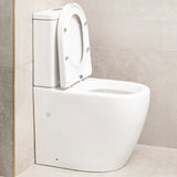 Hysett Q Back to Wall Toilet Suite, Gloss White