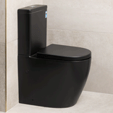 Hysett Q Back to Wall Toilet Suite, Matte Black