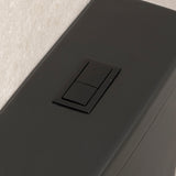 Hysett Q Back to Wall Toilet Suite, Matte Black