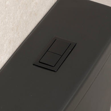 Hysett Q Back to Wall Toilet Suite, Matte Black