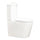 Tiffalo Rimless Back to Wall Toilet Suite, Gloss White