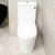 Tiffalo Rimless Back to Wall Toilet Suite | Gloss White |