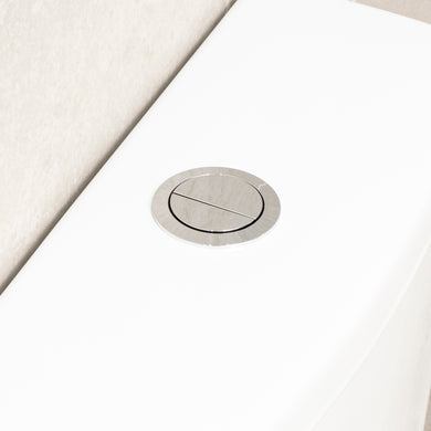 Tiffalo Rimless Back to Wall Toilet Suite, Gloss White