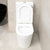 Tiffalo Rimless Back to Wall Toilet Suite | Gloss White |