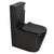 Tiffalo Rimless Back to Wall Toilet Suite, Matte Black