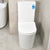 Tiffalo Rimless Back to Wall Toilet Suite, Matte White