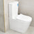 Tiffalo Rimless Back to Wall Toilet Suite, Matte White