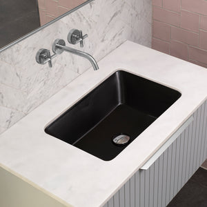 Rena 535mm x 368mm Under-Counter Basin, Matte Black
