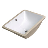 Curo 455mm x 325mm Under-Counter Basin, Gloss White