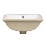 Curo 455mm x 325mm Under-Counter Basin, Gloss White