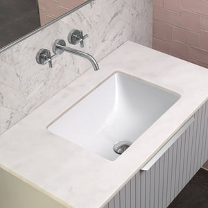 Curo 455mm x 325mm Under-Counter Basin, Gloss White