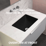 Curo 455mm x 325mm Under-Counter Basin, Matte Black