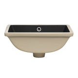 Curo 455mm x 325mm Under-Counter Basin, Matte Black