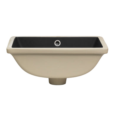 Curo 455mm x 325mm Under-Counter Basin, Matte Black
