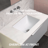 Curo 455mm x 325mm Under-Counter Basin, Matte White
