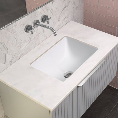 Curo 455mm x 325mm Under-Counter Basin, Matte White