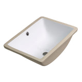Curo 455mm x 325mm Under-Counter Basin, Matte White