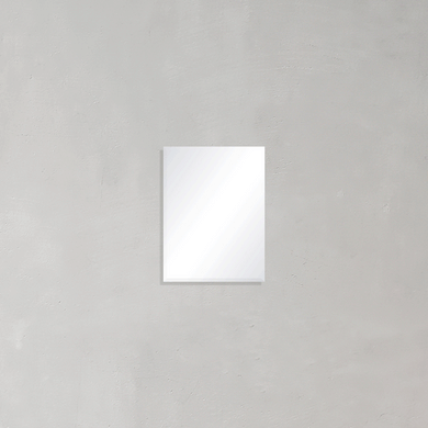 Rectangular 750mm x 900mm Frameless Mirror with Bevelled Edge